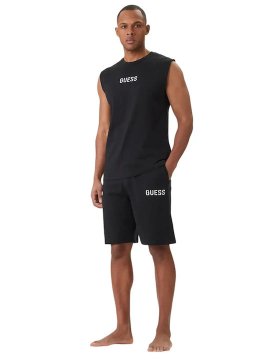 Guess Sommer Herrenpyjama Schwarz