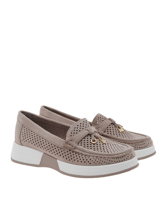 Seven Women's Loafers in Brown Colour