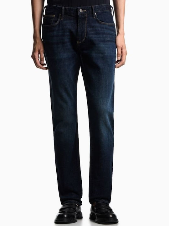 Ανδρικό Παντελόνι Τζιν με Slim Εφαρμογή Medium Blue Denim