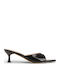 Mules With Heel In Black Colour