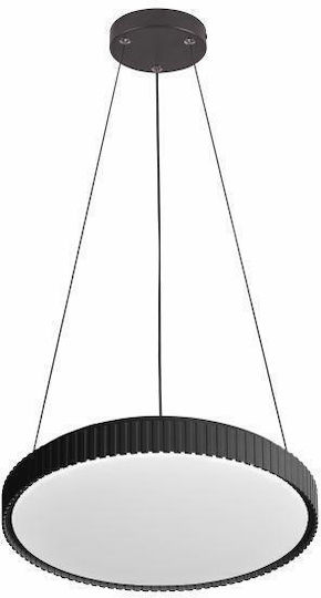 Spot Light Κρεμαστό Φωτιστικό Μαύρο LED με Ρυθμιζόμενο Λευκό Φως