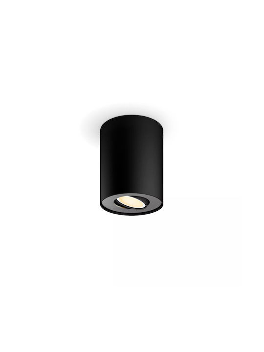 Philips Pillar Ein Spot In Schwarz Farbe