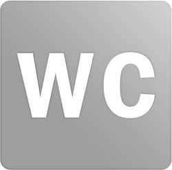 Πινακίδα Σήμανσης “wc” Πινακίδα Σήμανσης “wc”
