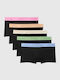 Men's Boxers Black 5Pack