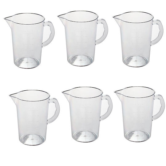 Raki Πλαστικός Δοσομετρητής Κουζίνας 3000ml 6τμχ
