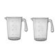 Raki Dozator de Bucătărie din Plastic 2000ml 2 Bucăți