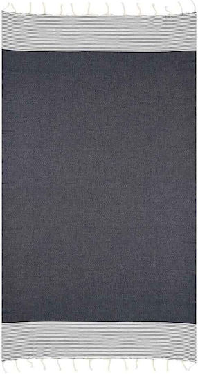 Aquablue Πετσέτα Θαλάσσης Βαμβακερή με Κρόσσια 200x100εκ.