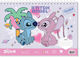 Zeichenblock 23x33cm 40 Stück Autok-sterntafel 2 Seiten Gold 2 Stück Lilo & Stitch