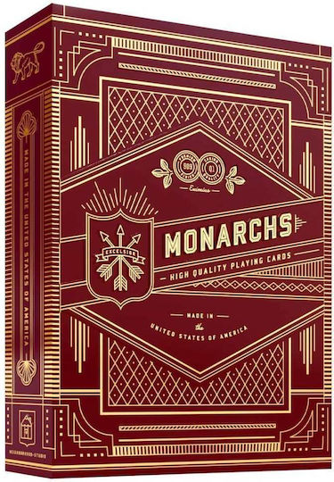 Theory11 Playing Cards Monarchs Red 177929 850016557308