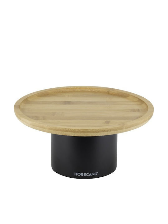 Raki Suport Pentru Prăjituri Din Lemn De Bambus Maro 33x33x17cm