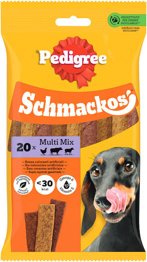 Pedigree Multi Mix Λιχουδιά Σκύλου με Κρέας 144gr 20τμχ