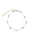 Poco Loco Gold Plated Stainless Steel Anklet from Stainless Steel