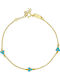 Excite-Fashion Women's Gold Plated Silver Bracelet with Zircon