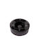 Windproof Melamine Ashtray Black 10.5x4.5cm 1-65387