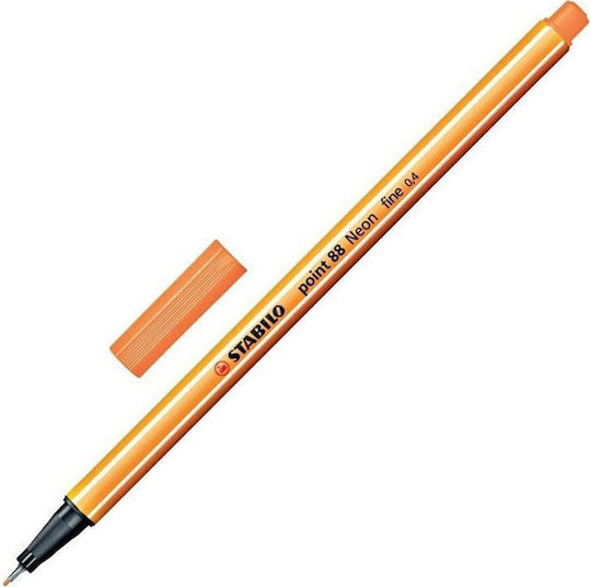 Exas Paper Μαρκαδόρος Σχεδίου Neon Orange 0.4mm