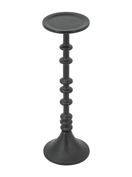 Artekko Κηροπήγιο Μεταλλικό σε Μαύρο Χρώμα 10.2x33.7x10.2εκ.