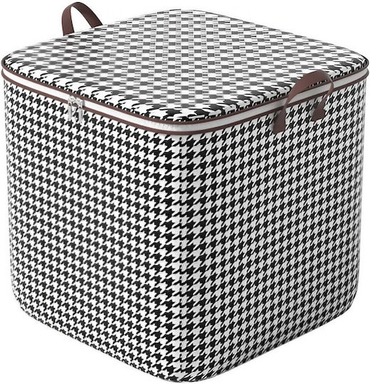 Alista Home Coș De Depozitare Din Țesătură Cu Capac Negru 40x50x50cm Alista Home Coș De Depozitare Din Țesătură Cu Capac Negru 40x50x50cm