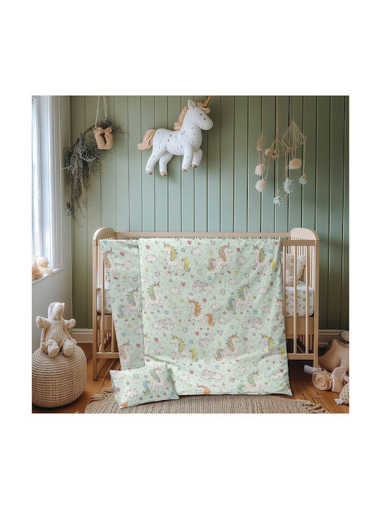 Beauty Home Set Art Verde 120x170 cm