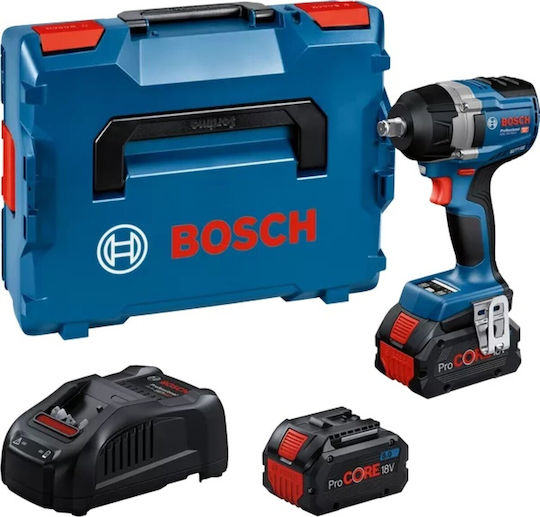 Bosch Gds 18v-750 C Brushless Μπουλονόκλειδο Μπαταρίας 18V με Υποδοχή 1/2"