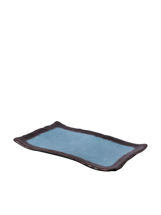 Servierplatte Rechtecke Melamin Braune 27,3x18,7cm
