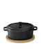 Raki Oval Cast Iron Dutch Oven 12x8.5cm