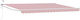 vidaXL Awning Fabric Red with PU Coating 3x4m