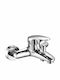 Landsh Mischbatterie Badewanne Komplettes Set Silber
