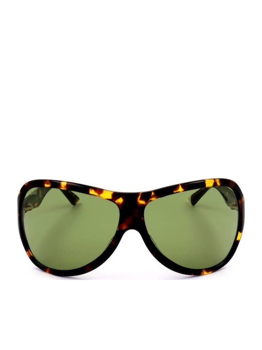 Web Women's Sunglasses with Brown Frame and Gre...
