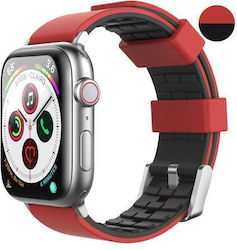 Silicone Strap Ahastyle Wa11 Duotone Premium Silicone Apple Watch 38 40 41mm Dark Red-Black Silicone Strap Ahastyle Wa11 Duotone Premium Silicone Apple Watch 38 40 41mm Dark Red-Black