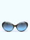 Swarovski Women's Sunglasses with Multicolour Frame and Blue Lenses