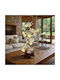 Decorative Crystal Flower Bonsai De Cristal Wooden Base 14x12x36cm Galifas 912449 Galifas