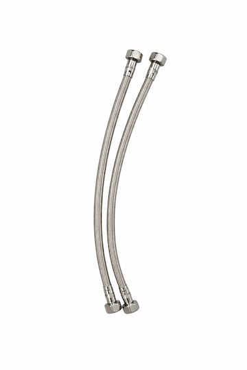 Спирален Душ 50см – 1/2" X 3/8" Комплект 2 Броя