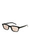 Kaleos Unisex Sunglasses with Black Horn-Rimmed Frame