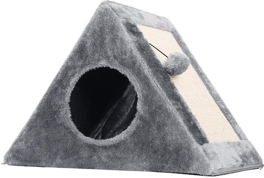 Cozy Cat House Scratching Area Ball 44x42x26 Cm Gray