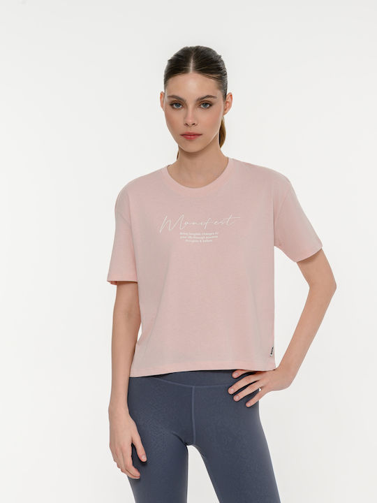 BodyTalk Women's Athletic Crop Top Short Sleeve...