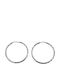 Poco Loco Earrings Hoops Silver