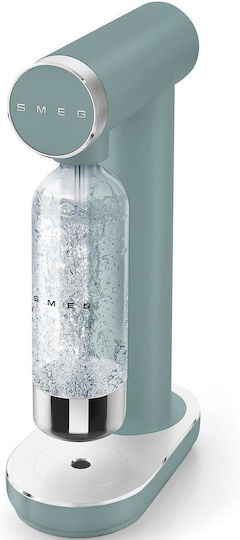 Smeg Газираща Машина Смарагдово Зелено Skc01egm Ръчна Карбонизация Бутилка Tritan