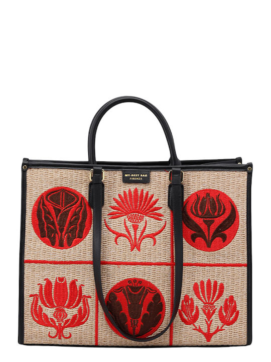 My Best Bag Firenze Rattan Damenhandtasche