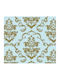 Αυτοκολλητο Φυλλο Aida Blue Gold 45 Cm X 200 Cm