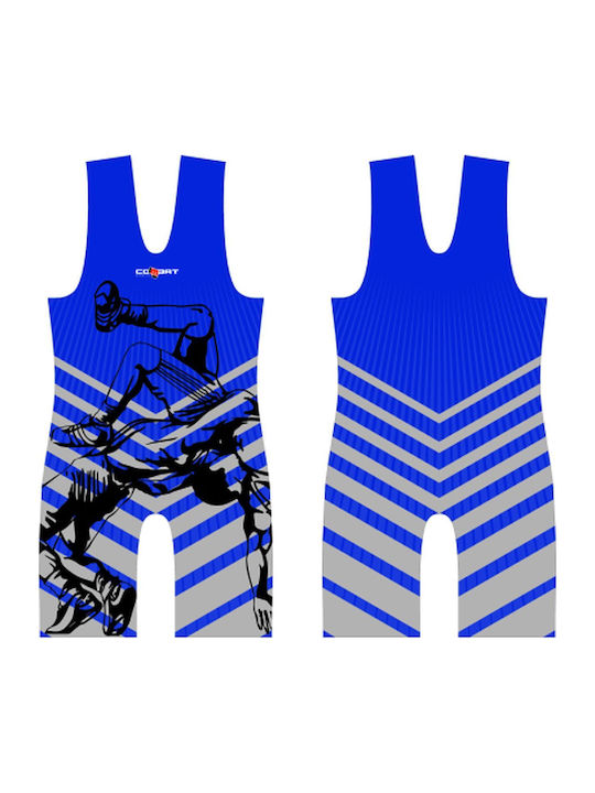 Combat Sport Men's Blue Fight Swimsuit