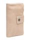 Small Leather Women's Wallet Beige