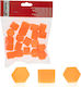 19 Mm Orange Schraubkappen 20 Stück Räder Entferner