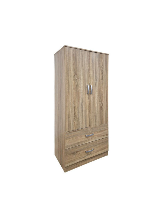 Alvia Dulap Cu Uși Duble Sonoma 80x51.5x180cm