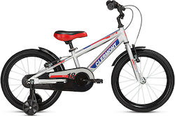 Clermont Atlas 18" Bicicletă Copii BMX Argintie
