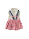 Dog Dress Woof Moda Pink Checkered