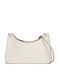 Damentasche Schulter aus Kunstleder in Beige