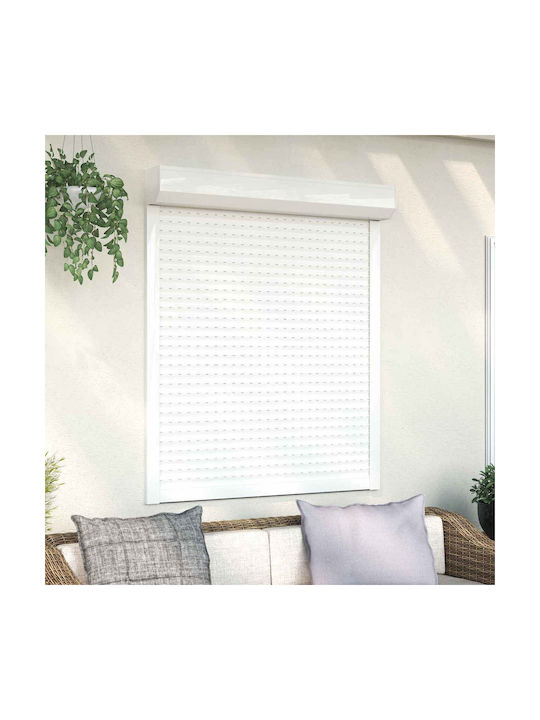 vidaXL Παντζούρι Ρολό Αλουμινίου Π110xΥ130cm