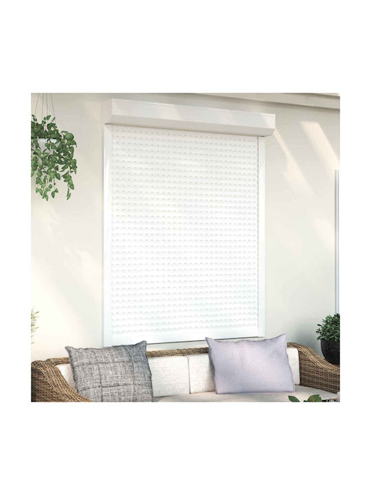 vidaXL Aluminum Roll Shutter W120xH150cm
