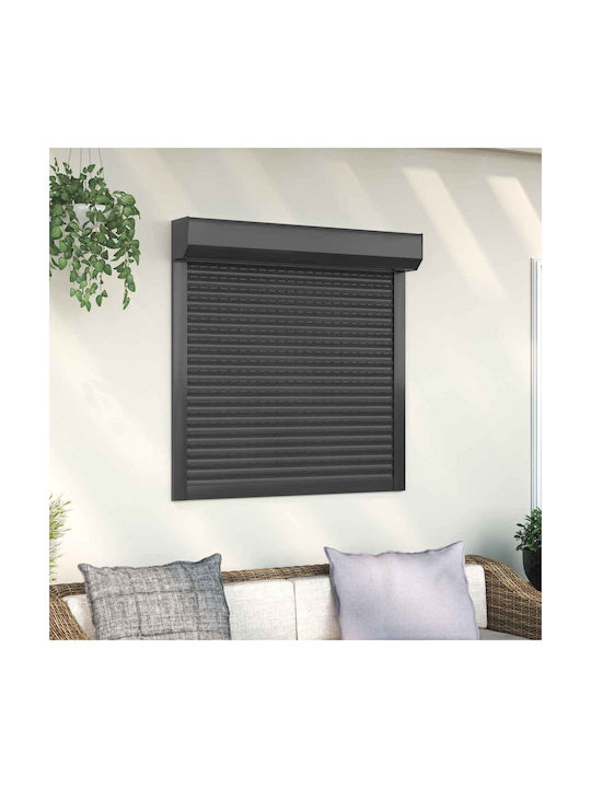 vidaXL Παντζούρι Ρολό Αλουμινίου Π100xΥ100cm