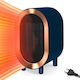Home Fan Heater General Use Floor Standing Blue 1200W